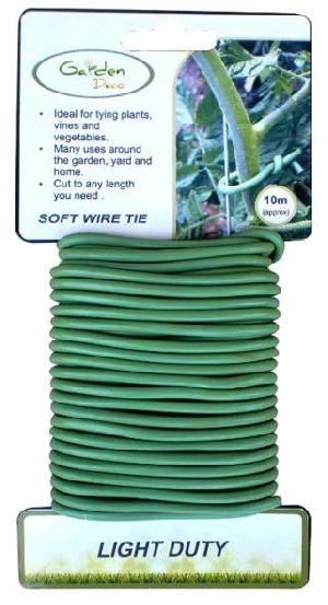 10 Mtr Soft Wire Tie For Delicate Vines And Crops Twist Tie Wire For Plants