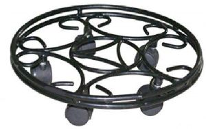 11 Inch Pot Stand With Wheels