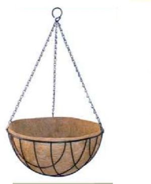 12 Inch Hanging Basket Black