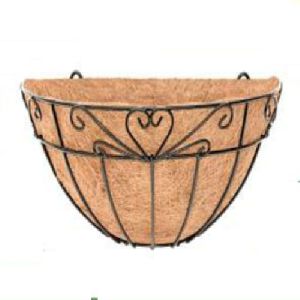 12 Inch Heart Design Wall Basket