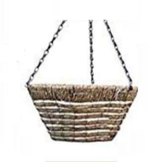 12 Inch Natural Basket with Plastic Lining