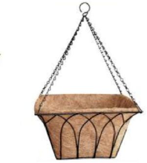 14 Inch Big Square Hanging Basket