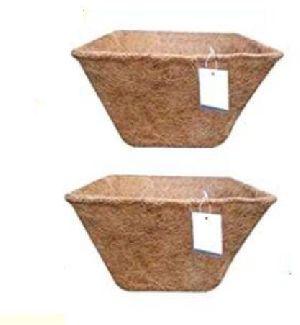 14 Inch Eco Friendly Coir Liner F or 14” Inch Big Square Hanging Baskets