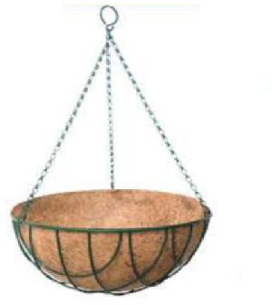 14 Inch Hanging Basket (Green)