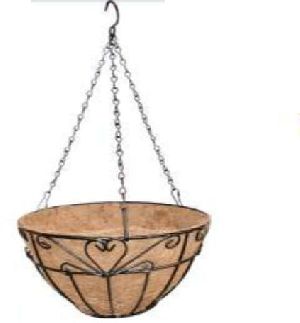 14 Inch Heart Design Hanging Basket