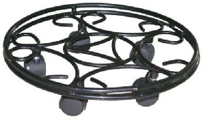 17 Inch Pot Stand With Wheels