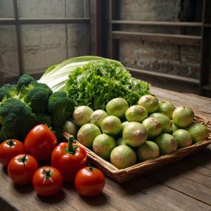 natural fresh vegetables