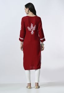Hand Work Modal Kurti