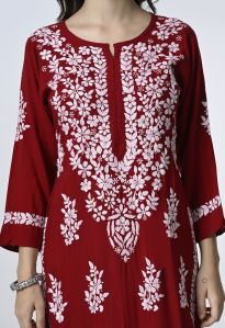 Hand Work Modal Kurti