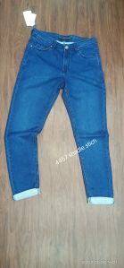 Mens Saddle Stitch Ankle Fit Denim Jeans