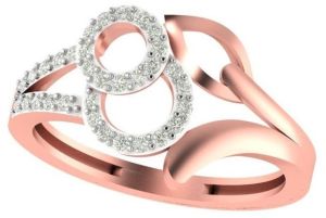 M-PLR-3927 Ladies Rose Gold Ring