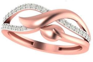 M-PLR-3935 Ladies Rose Gold Ring
