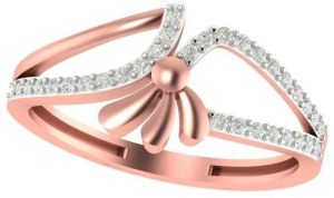 M-PLR-3944 Ladies Rose Gold Ring