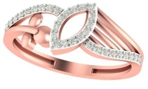 M-PLR-3962 Ladies Rose Gold Ring