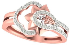 M-PLR-3966 Ladies Rose Gold Ring