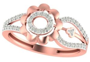 M-PLR-3969 Ladies Rose Gold Ring