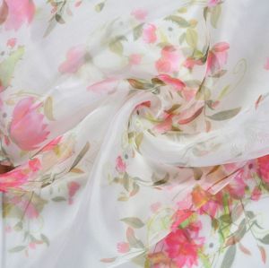 digital printed organza fabric