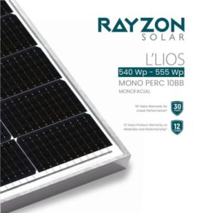 RAYZON SOLAR PANEL 545 WP