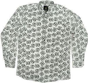 men white print shirt