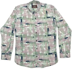 Mens Printed Casual Shirt