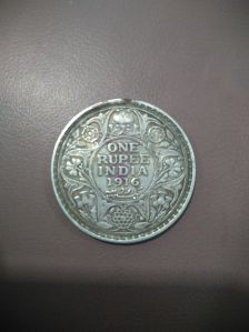 George V King Emperor Silver Coin