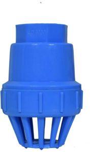PP BLUE FLAP AND SPRING TYPE FOOTVALVE 32MM AND 40MM