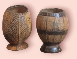 Coconut Shell Pen Holder