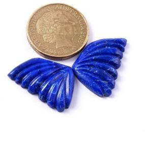 Butterfly Shaped Lapis Lazuli Carving Gemstone