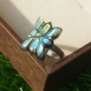 Natural Labradorite Ring