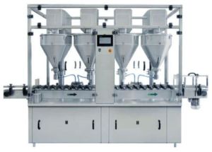 Automatic Four Head Powder Filling Machine