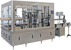 automatic rinsing filling capping machine