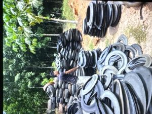 radial tyre scrap