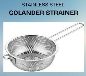 Stainless steel colander