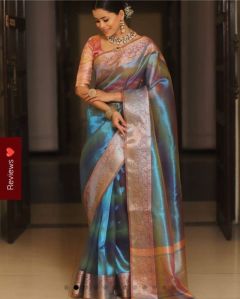 fabric tissue banarasi saree