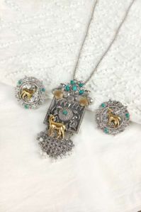 925 Silver Pendant Set