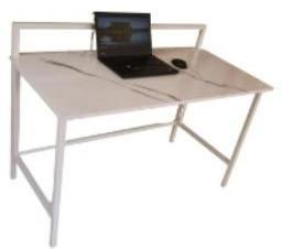 Folding Computer Table with Back Support