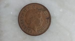 elizabeth ii dg 1penny 2006 old coin