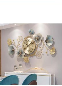 Iron wall decor clock