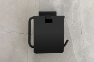 Black Stainless Steel Toilet Paper Holder