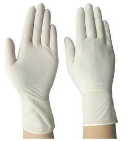 White Disposable Hand Gloves