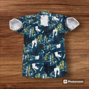 mens sanganeri print shirt