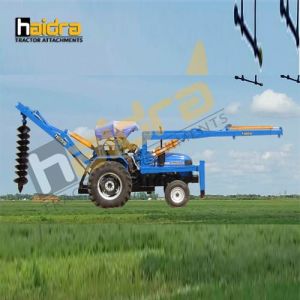 tractor pole erection machine 5 JACK