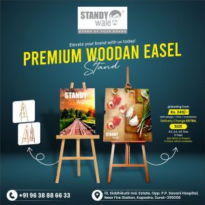 premium easel wooden stand