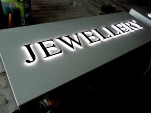 3D Vinyl Glow Sign Board