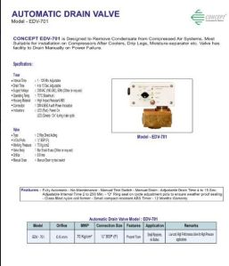 EDV-701 Automatic Drain Valve