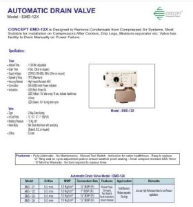 EMD-12X Automatic Drain Valve