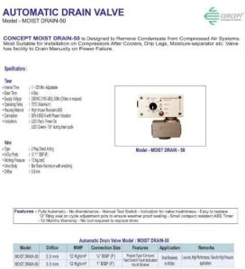 Moist Drian-50 Automatic Drain Valve