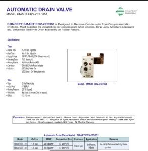 Smart EDV-251 & 351 Automatic Drain Valve