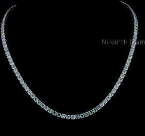 Round Diamond Necklace