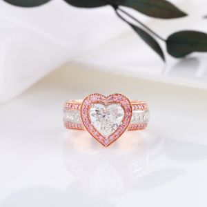 Heart Diamonds Ring